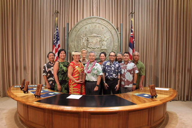 2019 Hawaii Green Business Program Awardee group photo