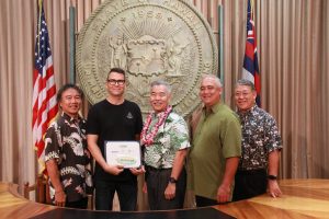 Photo of Hawaii Green Business Program awardee