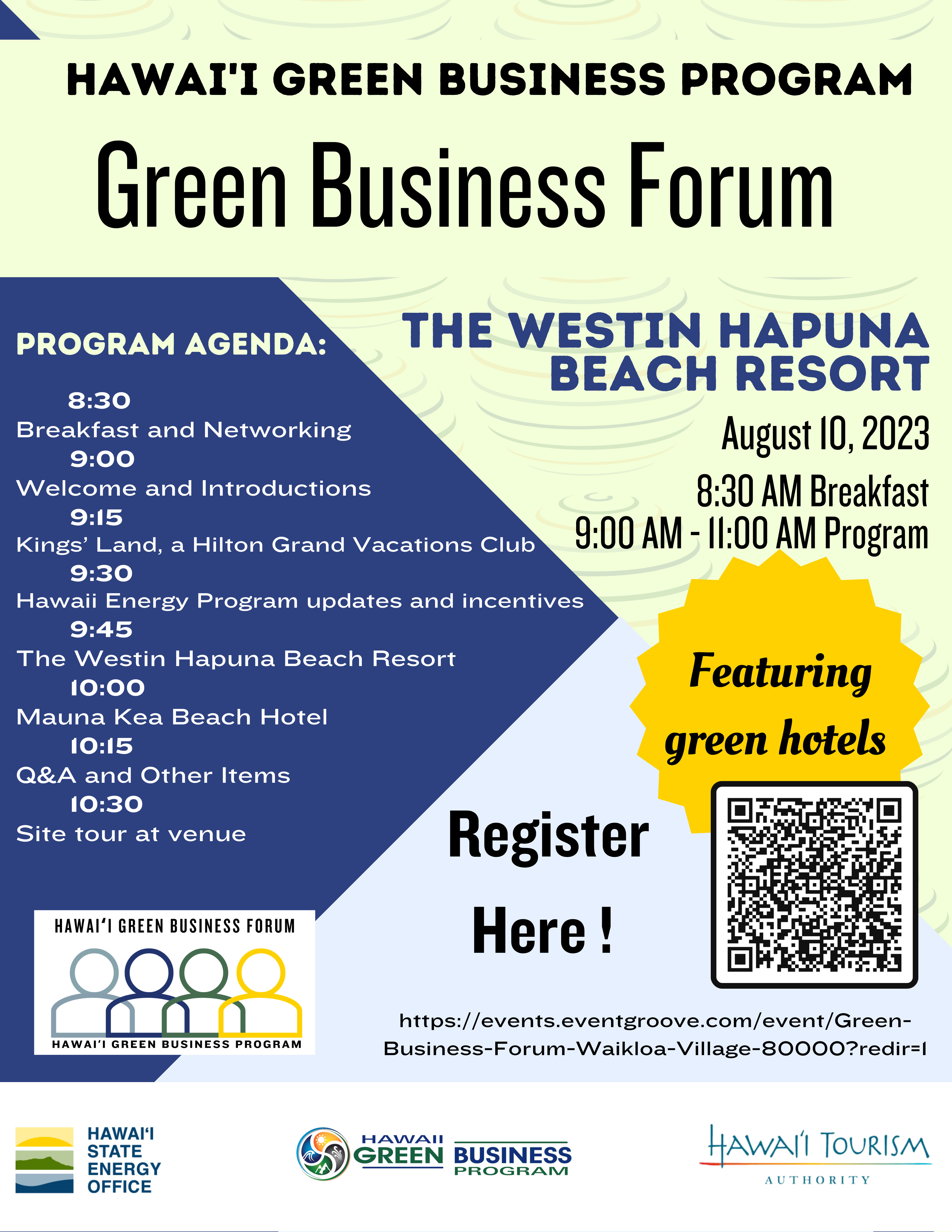 Waikoloa Village forum flyer